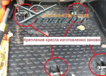 Подготовка к установке доп. сиденья на УАЗ ПАТРИОТ от HAMMER