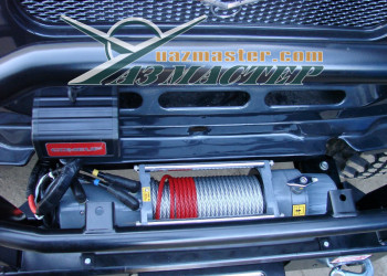 УАЗ ХАНИЕР Простой способ установки лебедки в бампер РИФ 