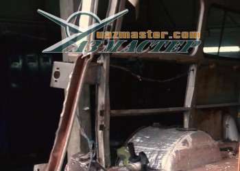 Замена задней левой боковины УАЗ 452 (санитарка)