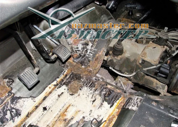 Обработка, подготовка к шумоизоляции кузова УАЗ ХАНТЕР 