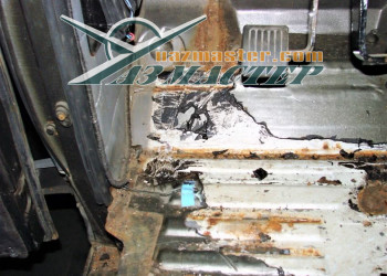 Обработка, подготовка к шумоизоляции кузова УАЗ ХАНТЕР