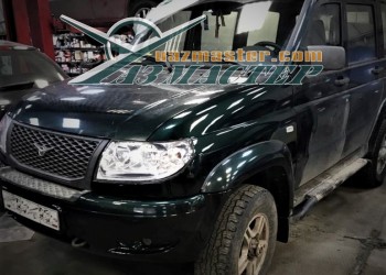 ПАТРИОТ замена бампера с покраской и рихтовка, покраска крыла-итог