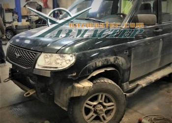 УАЗ ПАТРИОТ рихтовка, крыла