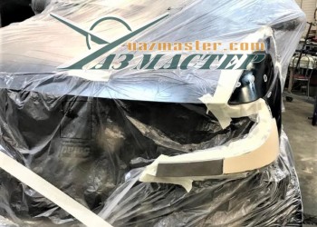 УАЗ ПАТРИОТ рихтовка и подготовка к покраска крыла