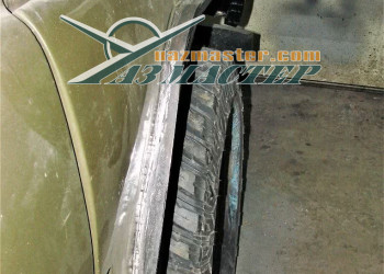 Усилитель расширителей арок установка