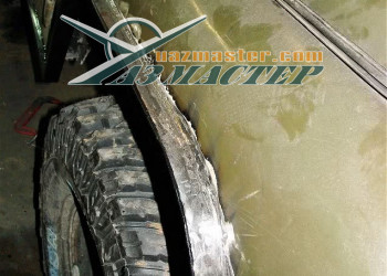 Усилитель расширителей арок установка