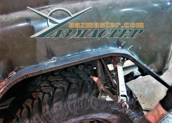 Усилитель расширителей арок установка