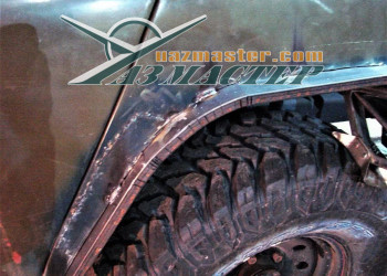 Усилитель расширителей арок установка