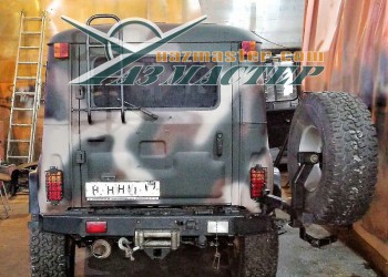 УАЗ ХАНТЕР покраска RAPTOR