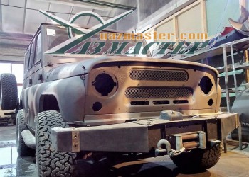 УАЗ ХАНТЕР покраска RAPTOR