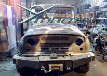 УАЗ ХАНТЕР покраска RAPTOR