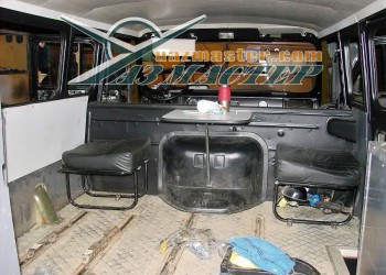 Салон УАЗ 452 разбираем. 