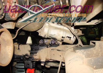 Переносим крепление механизма ГУРа на новое место