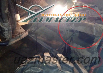 Кронштейны срезаны, осталось точно разметить новое место для новых.