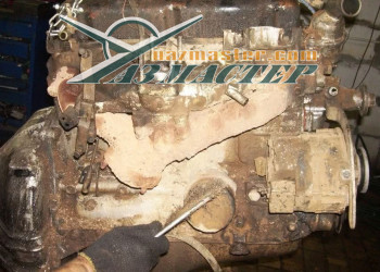 Снятие ДВС УМЗ 417