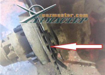 Диск тормозной стерся и он стал как бумажный лист!