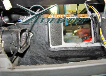 Снятие корпуса отопителя салона УАЗ ПАТРИОТ Е-2