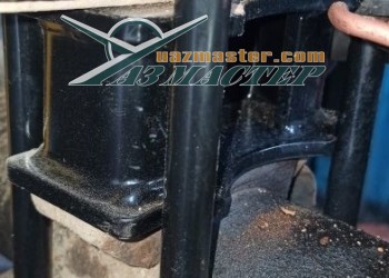 Установка проставок РИФ 65мм, рессора-мост УАЗ ХАНТЕР