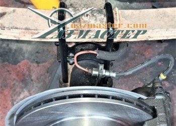 Установка проставок РИФ 65мм, рессора-мост. Тормоза дисковые на УАЗ ХАНТЕР, задний мост