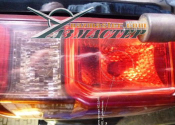 NISSAN PATROL 61. В задние фальш-фонари  врезаны лампы стоп-сигнала, заднего хода, габаритов. И о чудо автомобиль преобразился