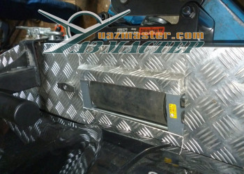 NISSAN PATROL 61. Задний бампер KDT с установленной лебедкой 