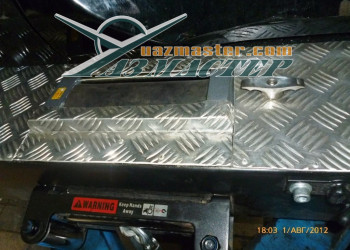 NISSAN PATROL 61. Задний бампер KDT с установленной лебедкой 