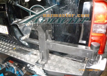 NISSAN PATROL 61. Бампер KDT c калиткой